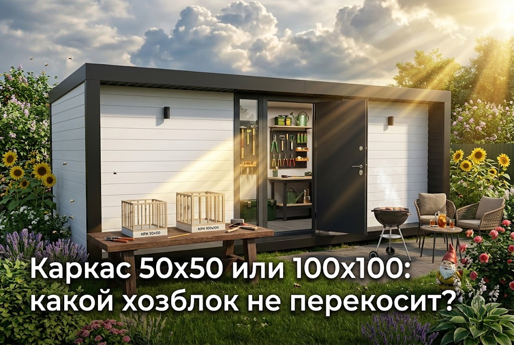 Сравнение деревянного каркаса 50х50 и усиленного бруса 100х100 для строительства