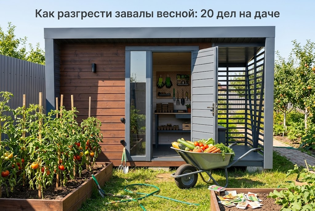 Подготовка загородного дома к весеннему сезону