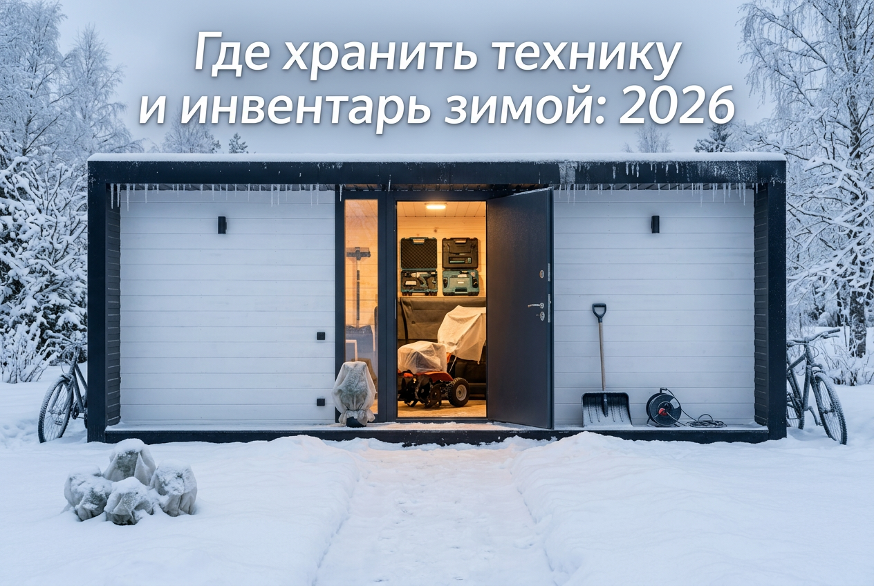 Процесс подготовки сада, дачного дома и садовой техники к зимнему периоду